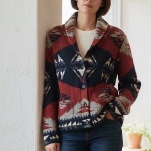 Denim & Supply Southwestern Knit Blazer